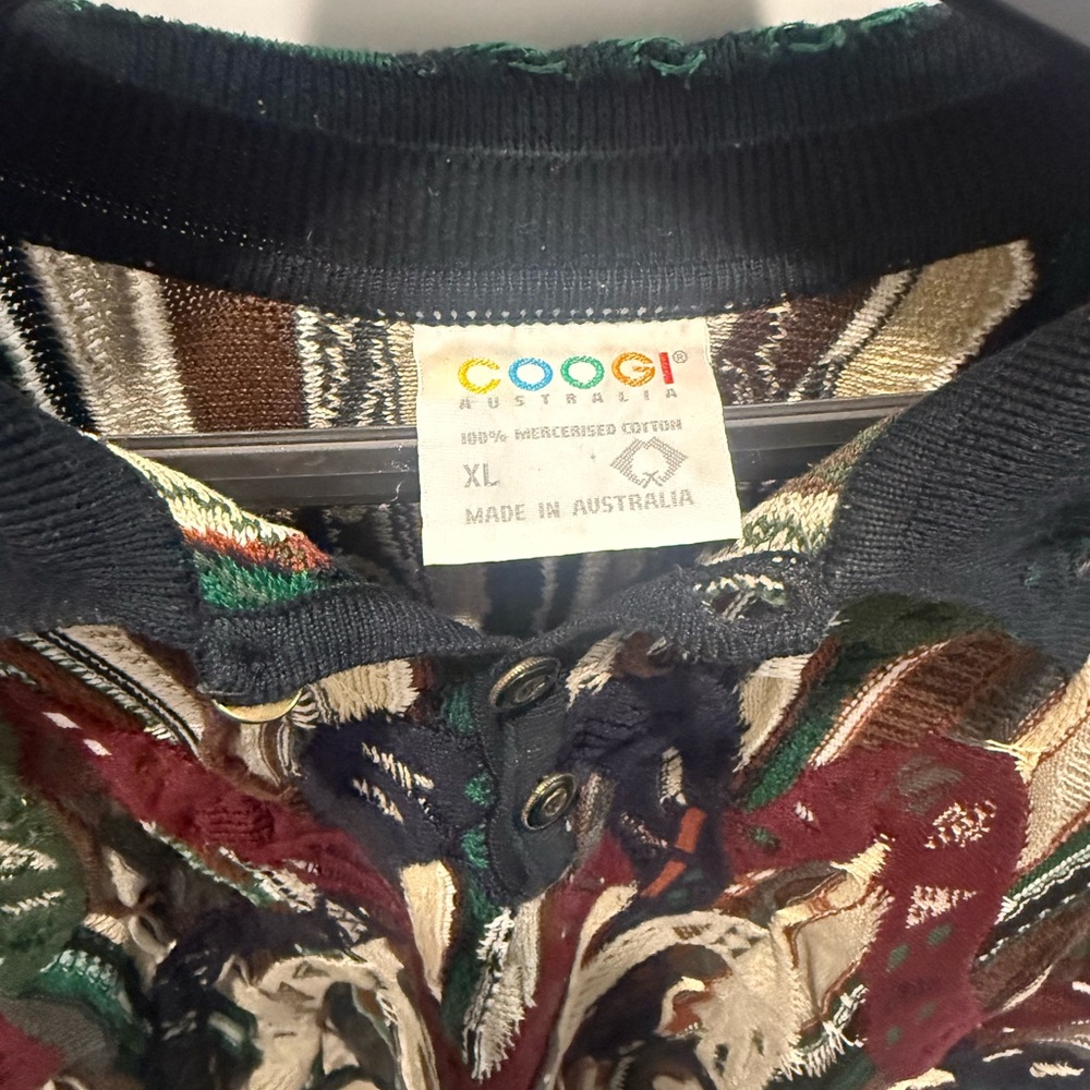 COOGI Men's Multicolor Button Down Shirt - Picture 3 of 3